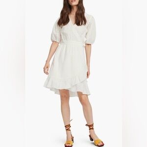 Scotch&Soda Broderie Anglaise Wrap Dress Sz S